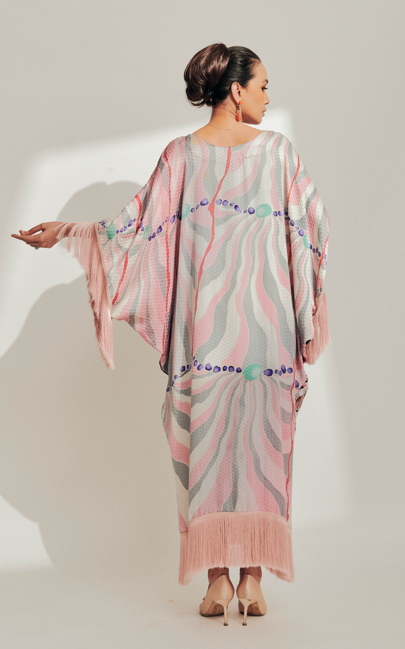 Batik Tulis Dress with Tassel