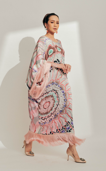 Batik Tulis Dress with Tassel