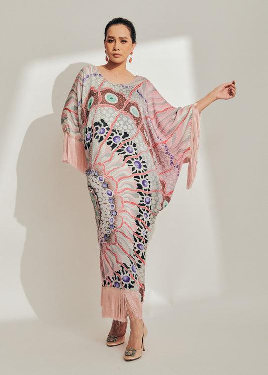Batik Tulis Dress with Tassel