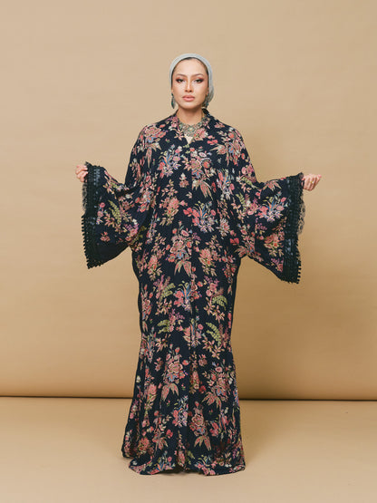 Floral Lace Abaya