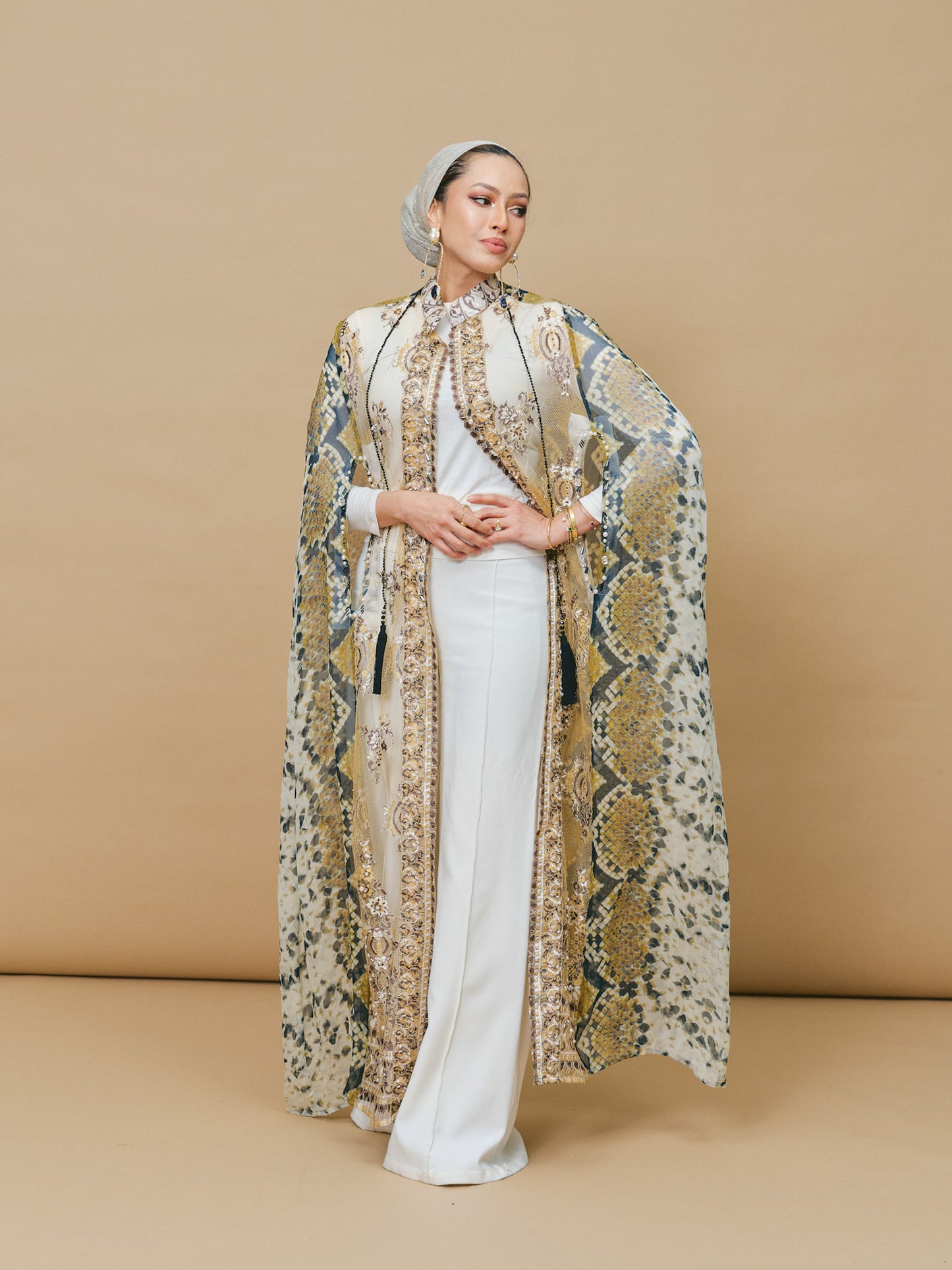 Lace Cardigan Dress