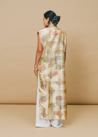 Sleeveless Cardigan Dress