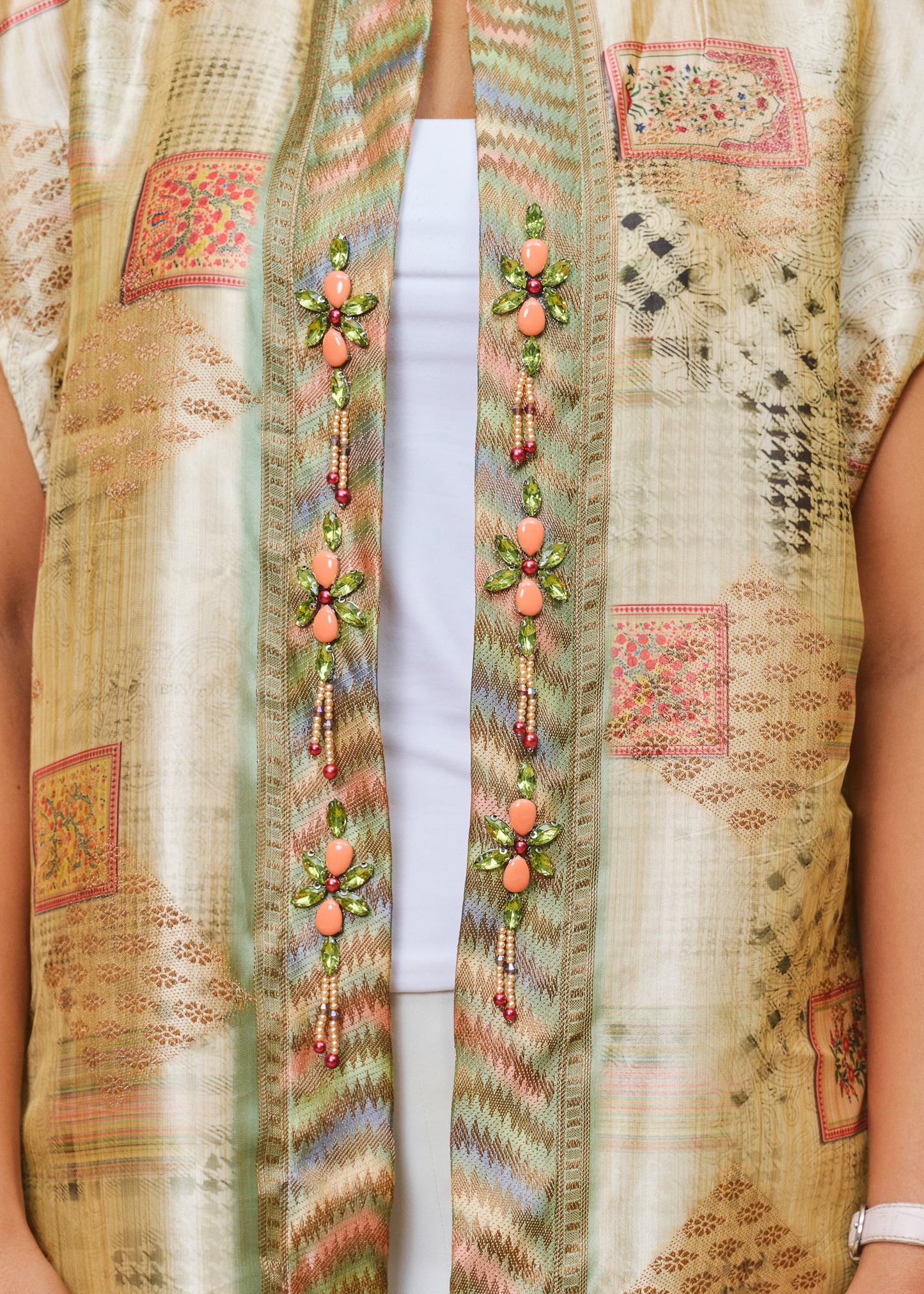 Sleeveless Cardigan Dress