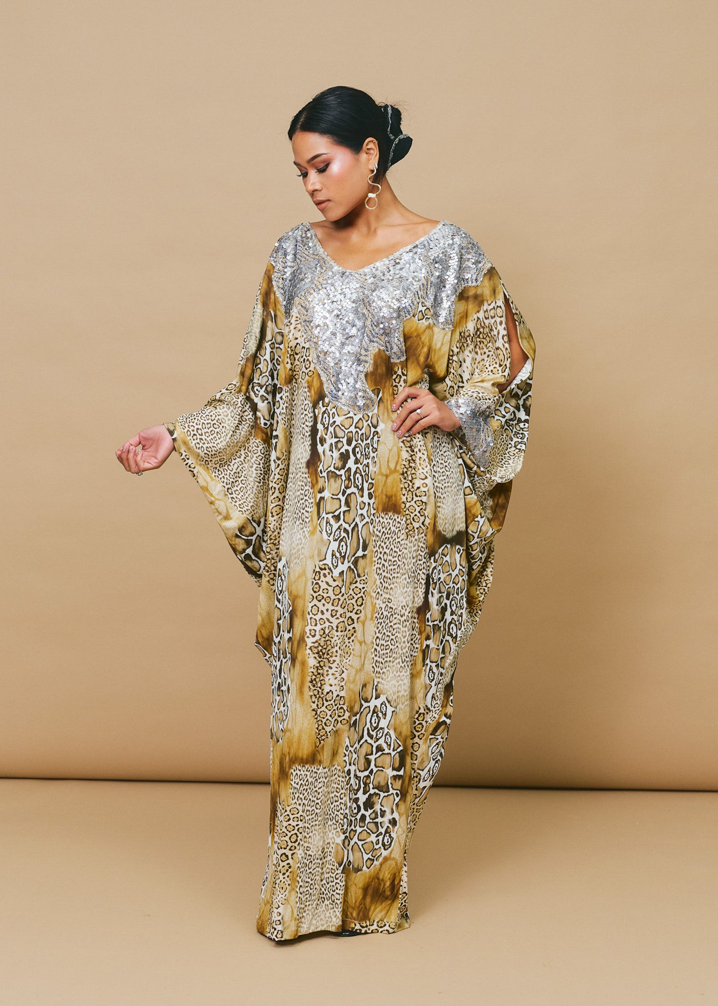 Leo Print Kaftan