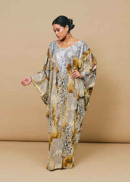 Leo Print Kaftan